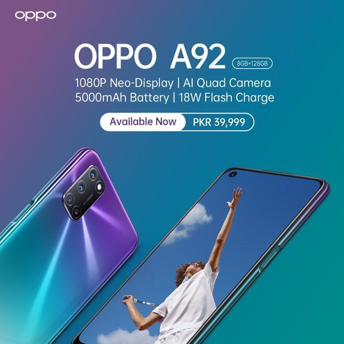 seri oppo a92