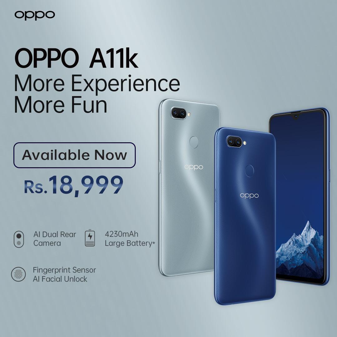 OPPO Launches the Stellar More Fun, More Experience OPPO A11K – A Budget Friendly Smartphone