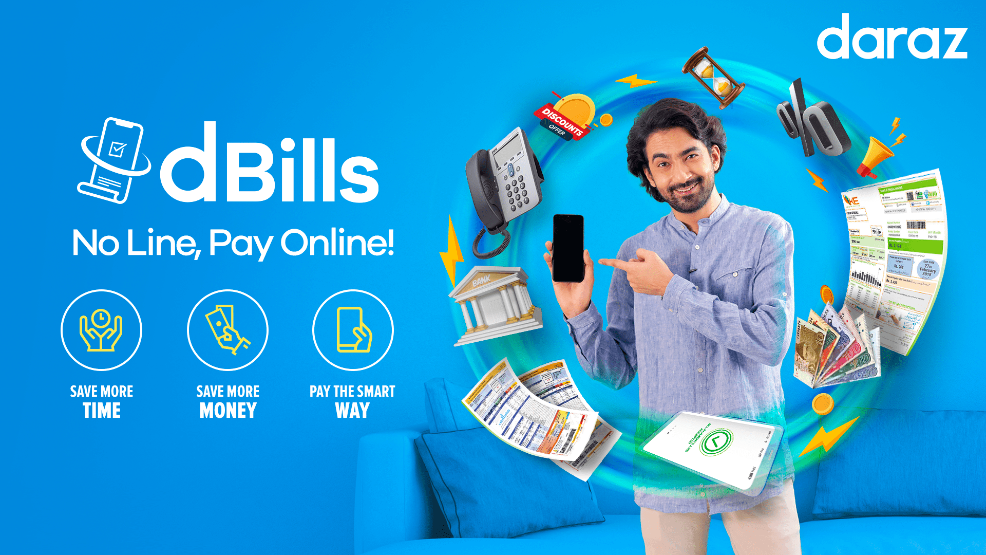 With the launch of dBills, Daraz makes utility payments easier than ever before