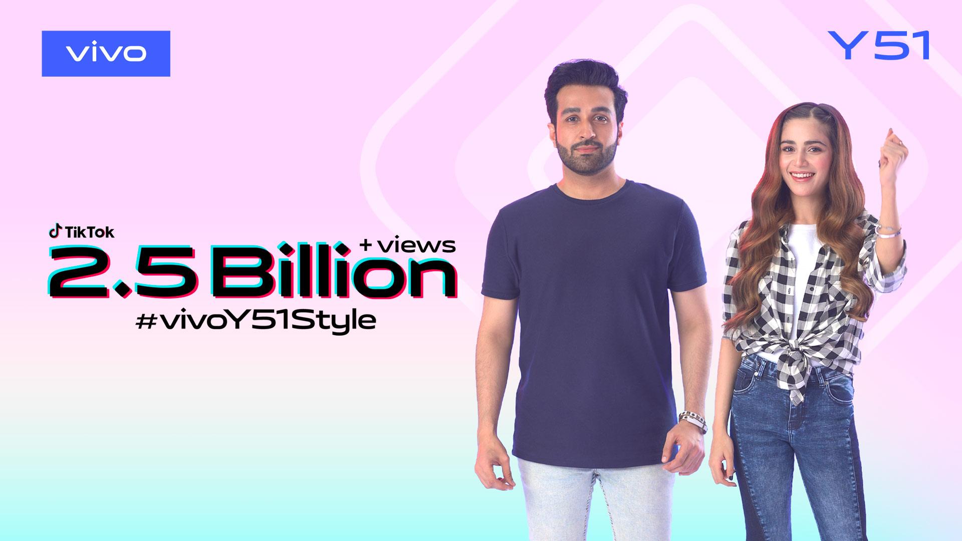 vivo Pakistan Sets a New Record with 2.5 Billion views for #vivoY51Style Challenge on TikTok