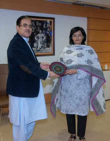 VISIT OF DR. SANIA NISHTAR, SPECIAL ASSISTANT TO PRIME MINISTER ON POVERTY ALLEVIATION AND SOCIAL PROTECTION/ CHAIRPERSON BISP TO NATIONAL TELECOMMUNICATION CORPORATION (NTC) HQs, ISLAMABAD