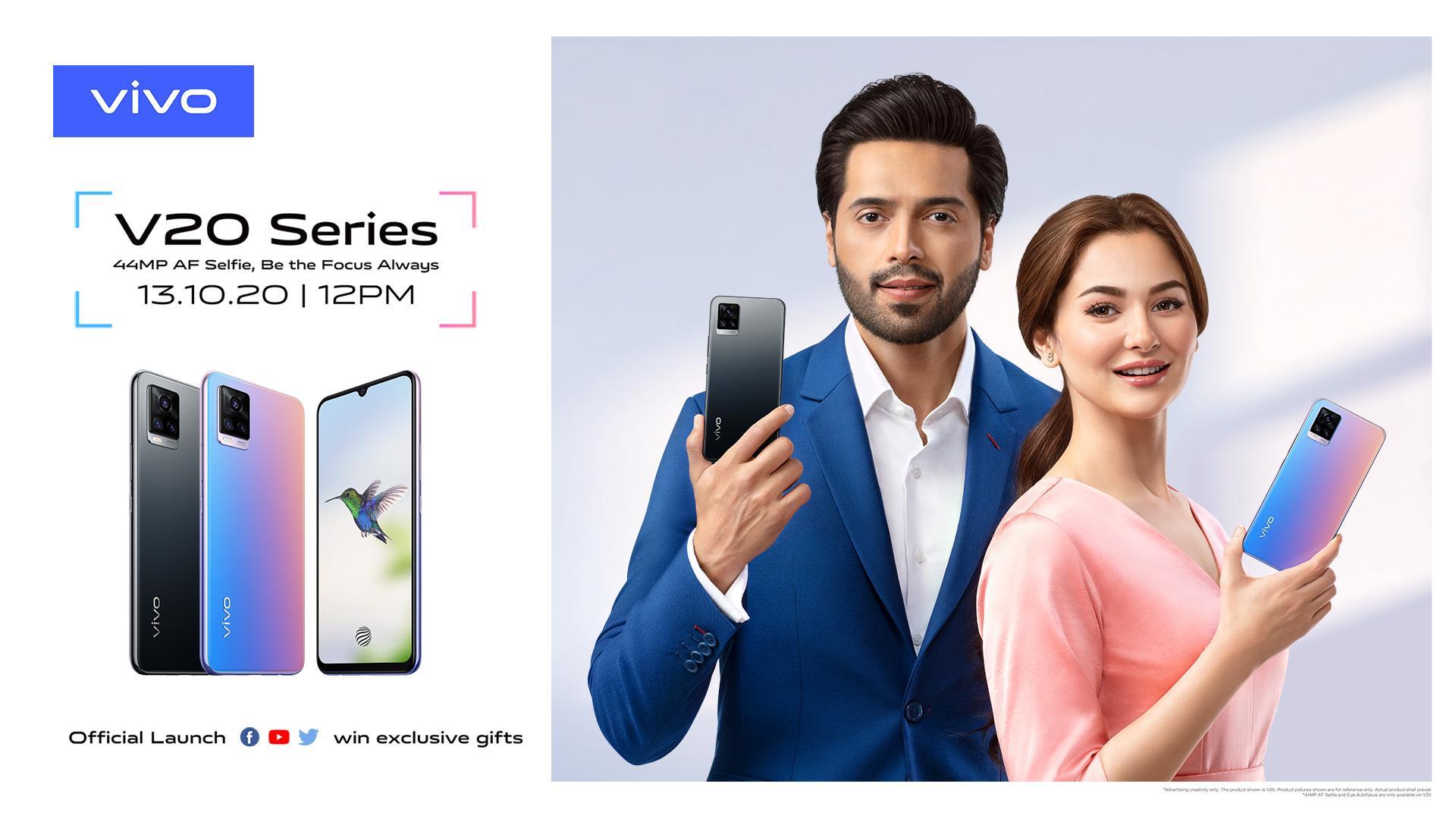 vivo to Launch the Flagship V20 Smartphone with 44MP Eye Autofocus in Pakistan on October 13