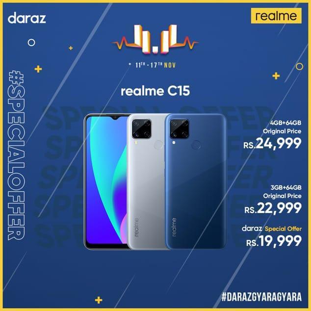 realme’s latest offering from the entry level C series is realme C15 6000mAh Power House. Special version launched in Pakistan powered by Snapdragon