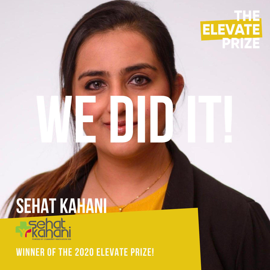 First Female Co-Founder to win Elevate Prize from Pakistan