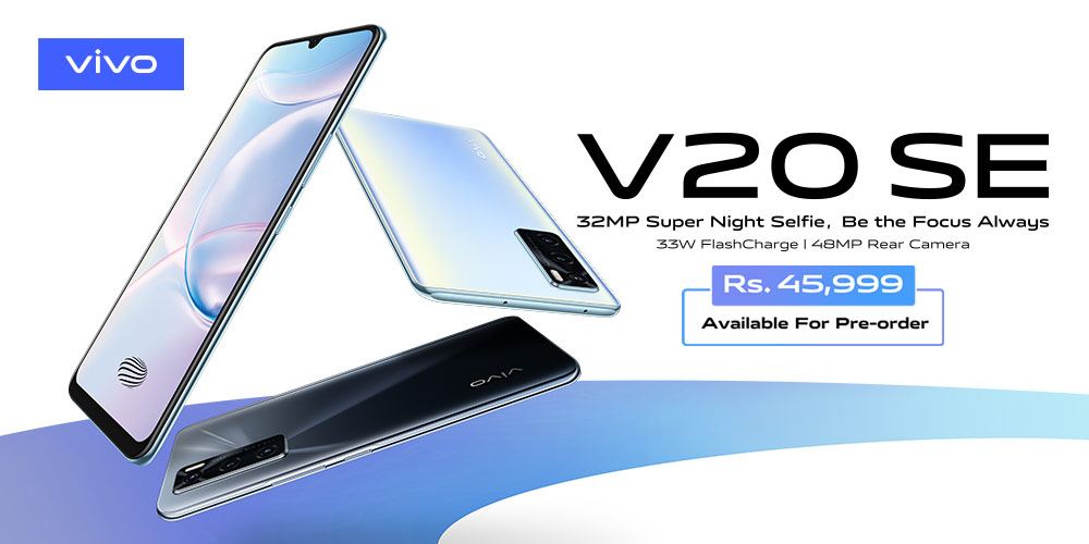 vivo Launches V20 SE in Pakistan, Premium Smartphone with Best-in-Class Camera Capabilities and Modern Sleek Design