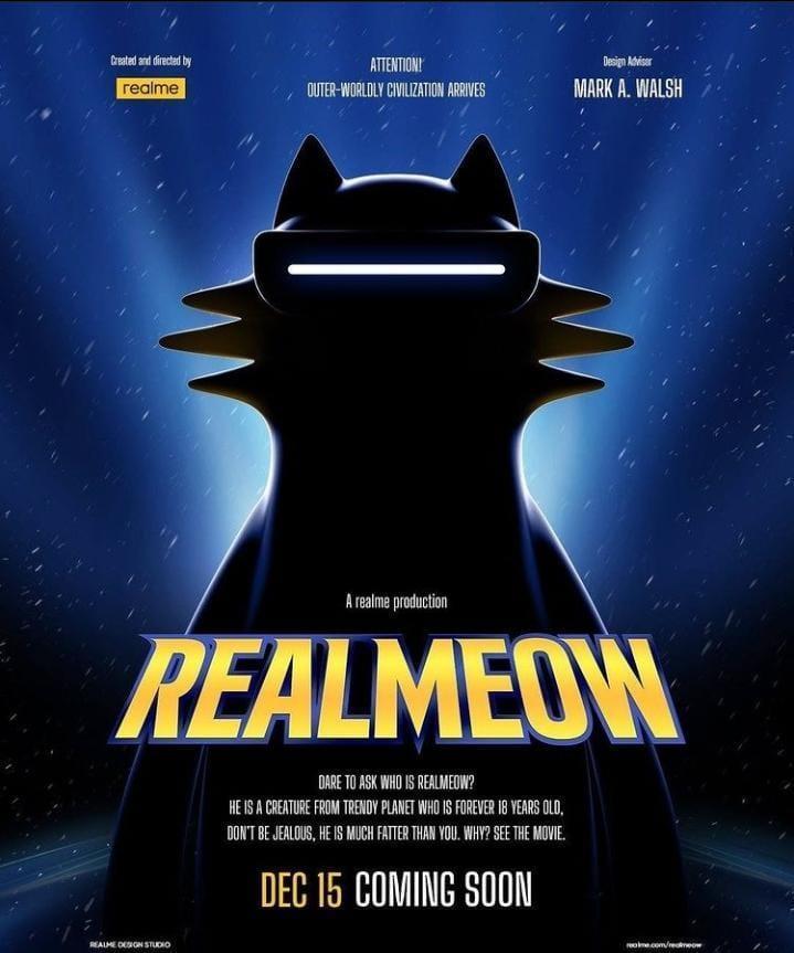 Realme brings a gift from another planet for its fans, a unique trendsetting designer toy “realmeow”
