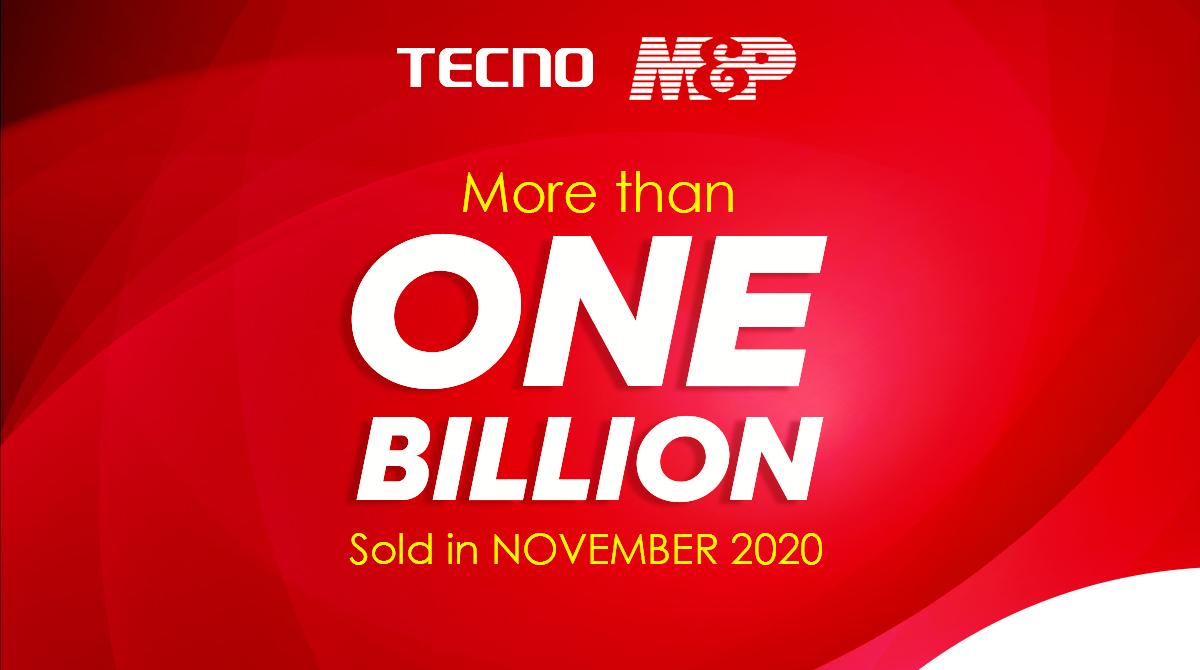 TECNO AND M&P CELEBRATE 1 BILLION SALES RECORD