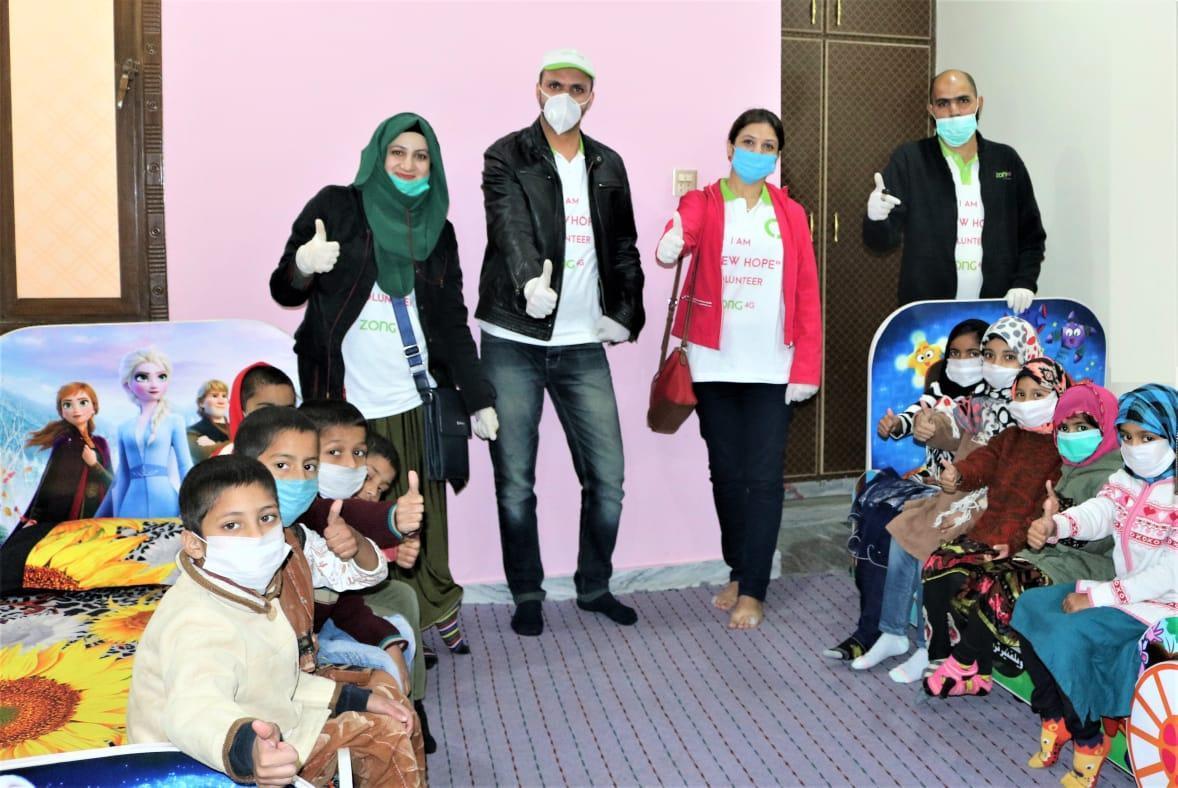 Zong extends support to Naureen Zindagi Welfare Trust Orphanage, Islamabad