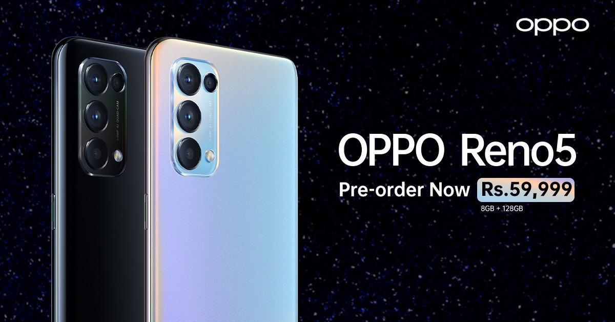 OPPO Launches the Reno5 with Industry-Firsts AI Mixed Portrait, Dual-View Video and AI Highlight Video on a Starry Night featuring Superstar Sheheryar Munawar