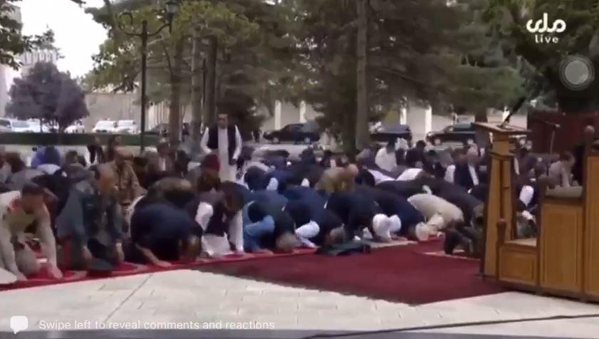 Rockets hit Afghanistan’s presidential palace during Eid prayers today