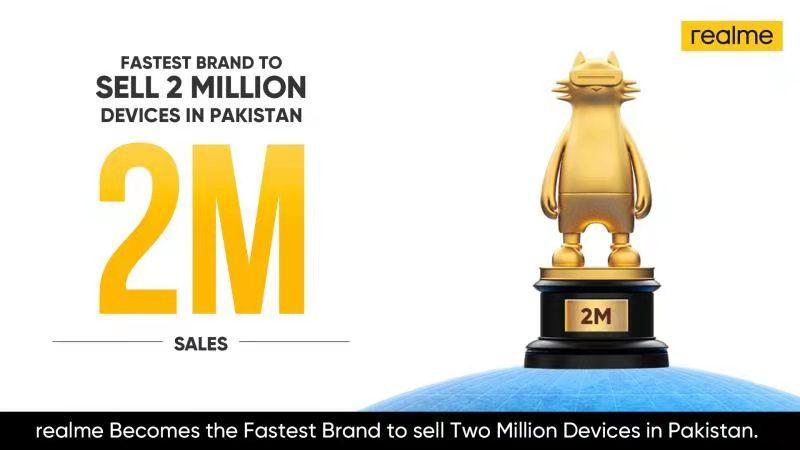 With Two Million Handsets Sold in Pakistan, realme sets its Eyes on the Next Milestone with a Daring Campaign