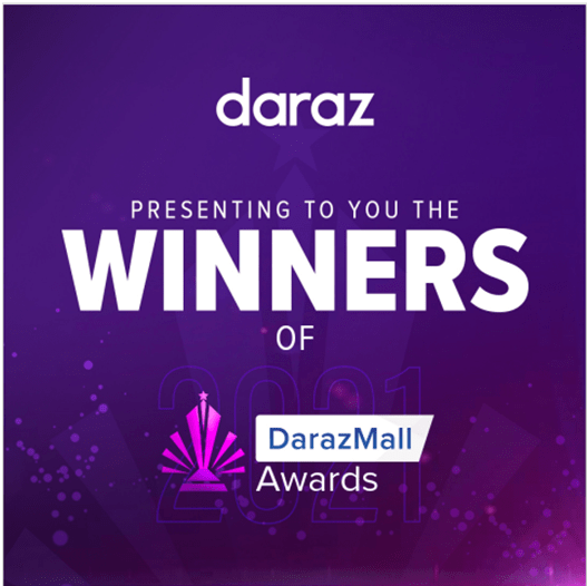 Winners of DarazMall Awards 2021 – Partners in success to triple digit buyer growth for the channel