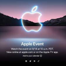iPhone 13 September 14th is the big Apple event.