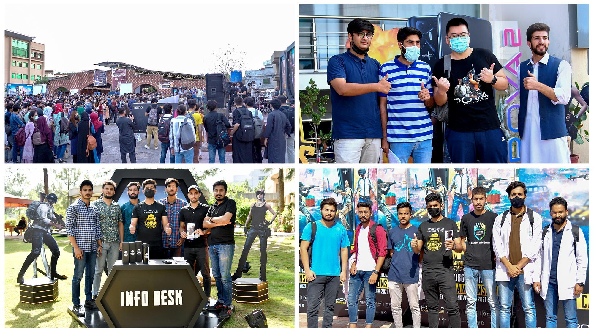 TECNO successfully completes Islamabad matches for the PUBG Campus Championship