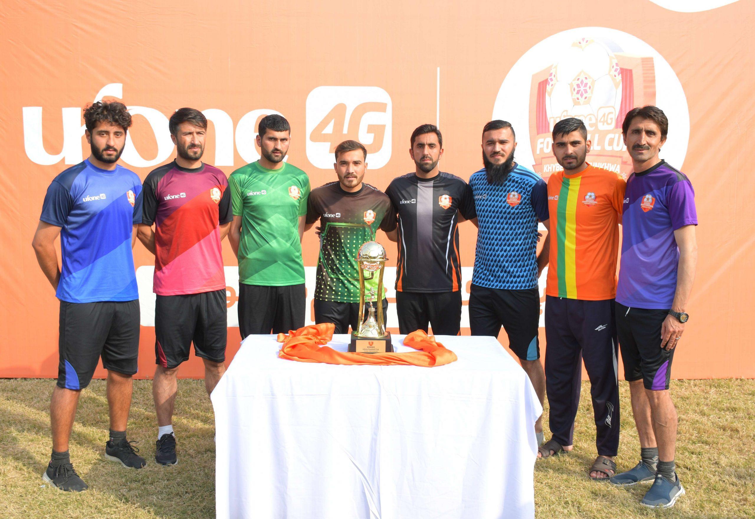 Ufone 4G Khyber Pakhtunkhwa Football Cup 2021 Trophy unveiled at Peshawar’s iconic Tehmas Khan Stadium