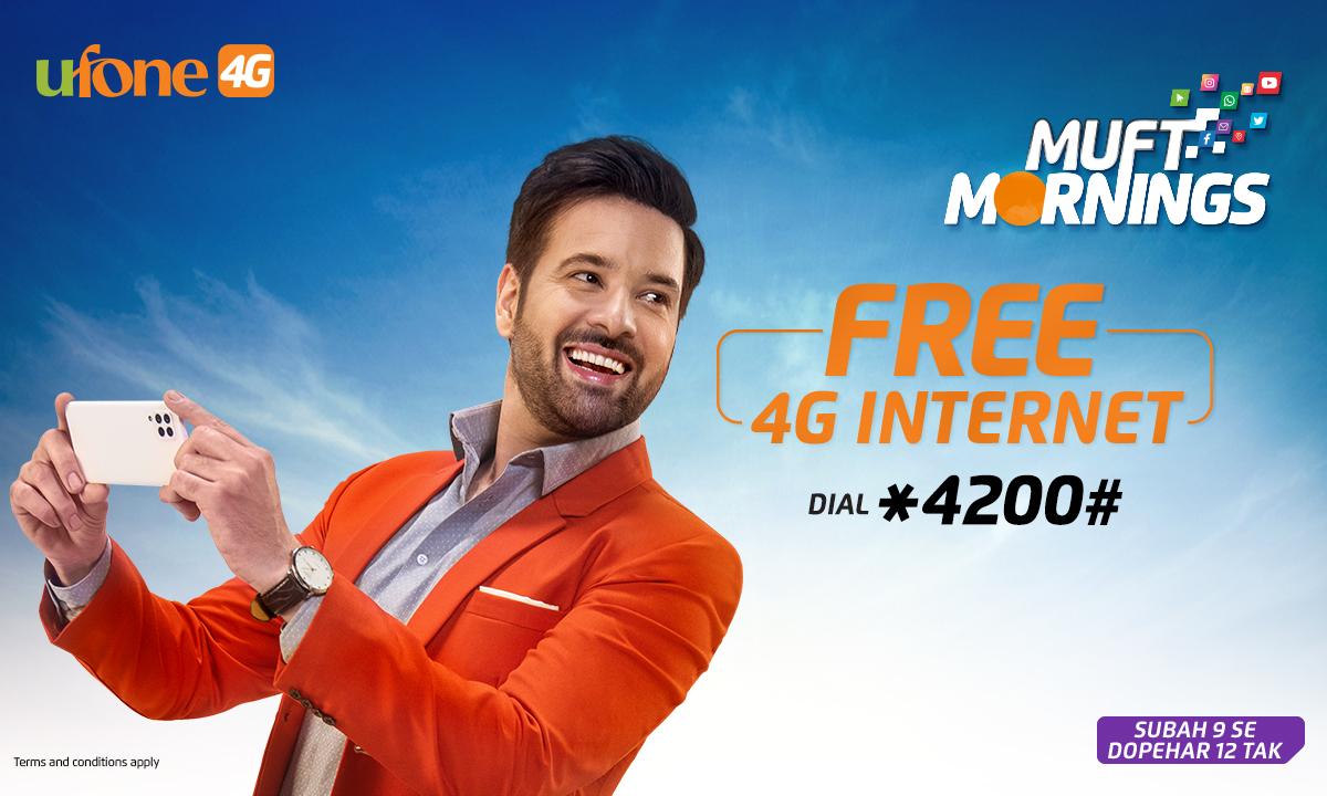 Ufone 4G offers an industry first unlimited free internet