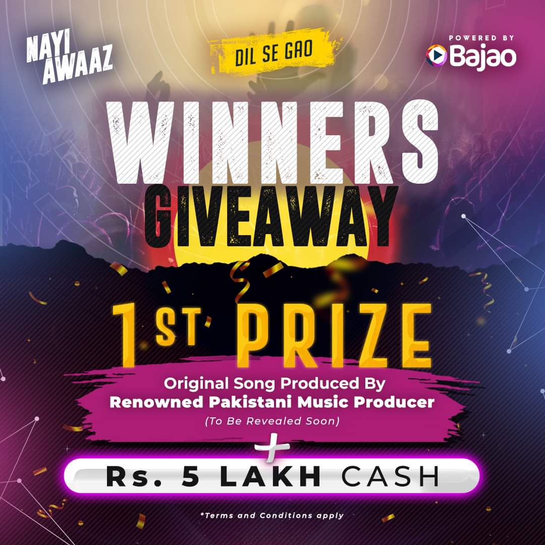 Bajao.pk’s online talent hunt “Nayi Awaaz”  promises to discover the music talent of Pakistan