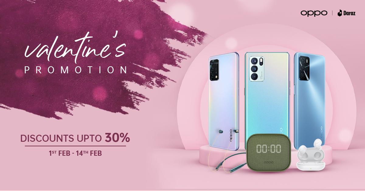 Spread love and joy with exclusive OPPO deals on Daraz