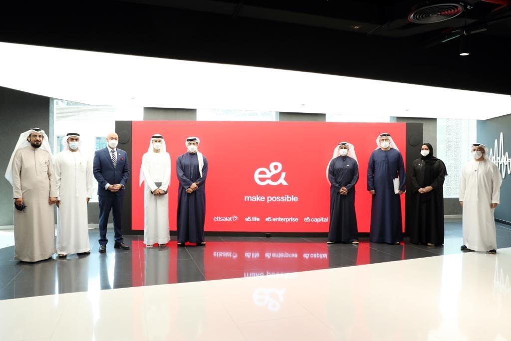 His Highness Sheikh Mansour Bin Zayed Al Nahyan announces the launch of e& as a new brand identity for Etisalat Group
