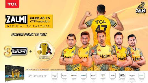 TCL Launches QLED C725 as Zalmi TV for PSL 7