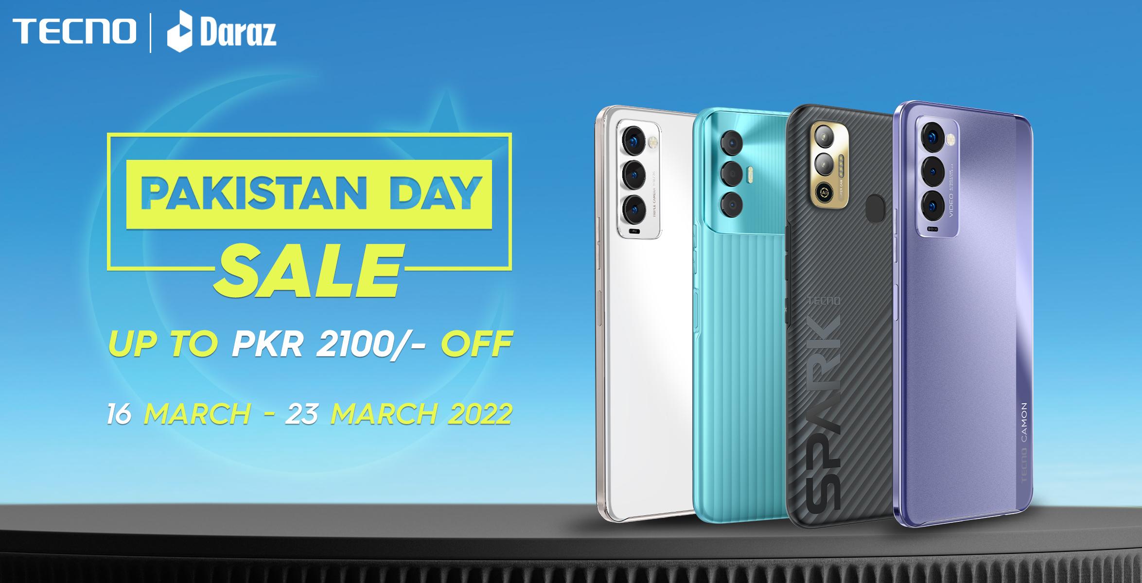 Daraz Sale; TECNO brings up to 40% discounts for users