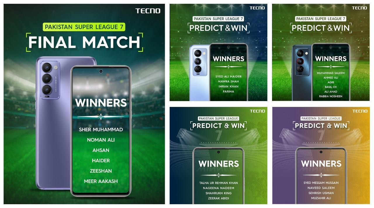 PSL 7 comes to a whooping end; TECNO doubles the fun with its Predict & Win activity