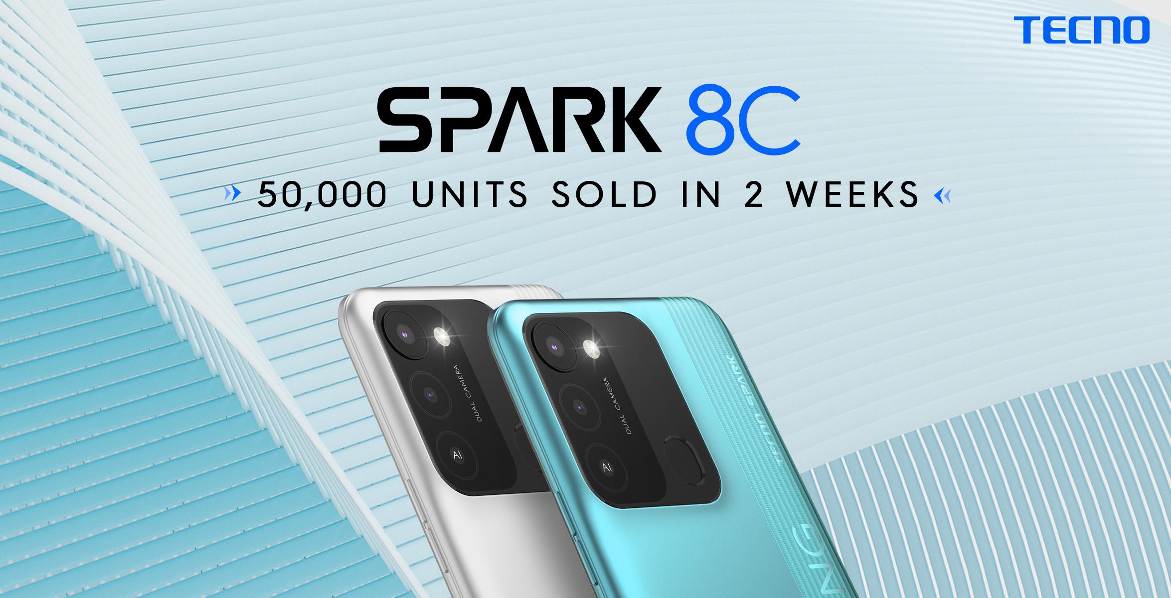 TECNO marks another successful campaign; 50000 units of Spark 8C sold in two weeks