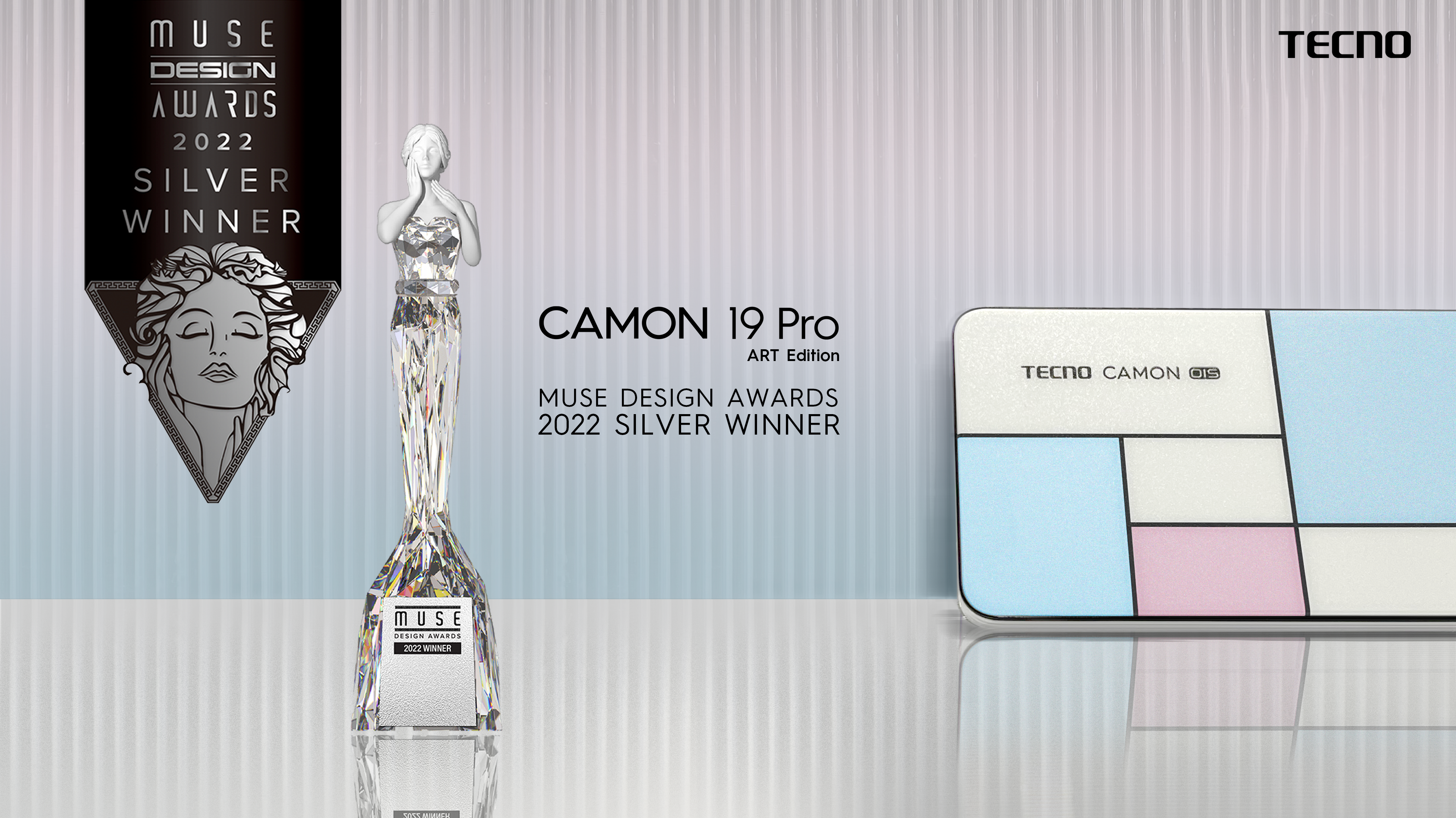 TECNO wins MUSE Design Award2022 for CAMON 19 Pro