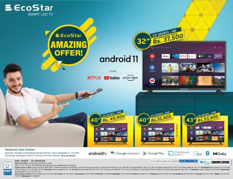 Introducing EcoStar Android 11 TV Series