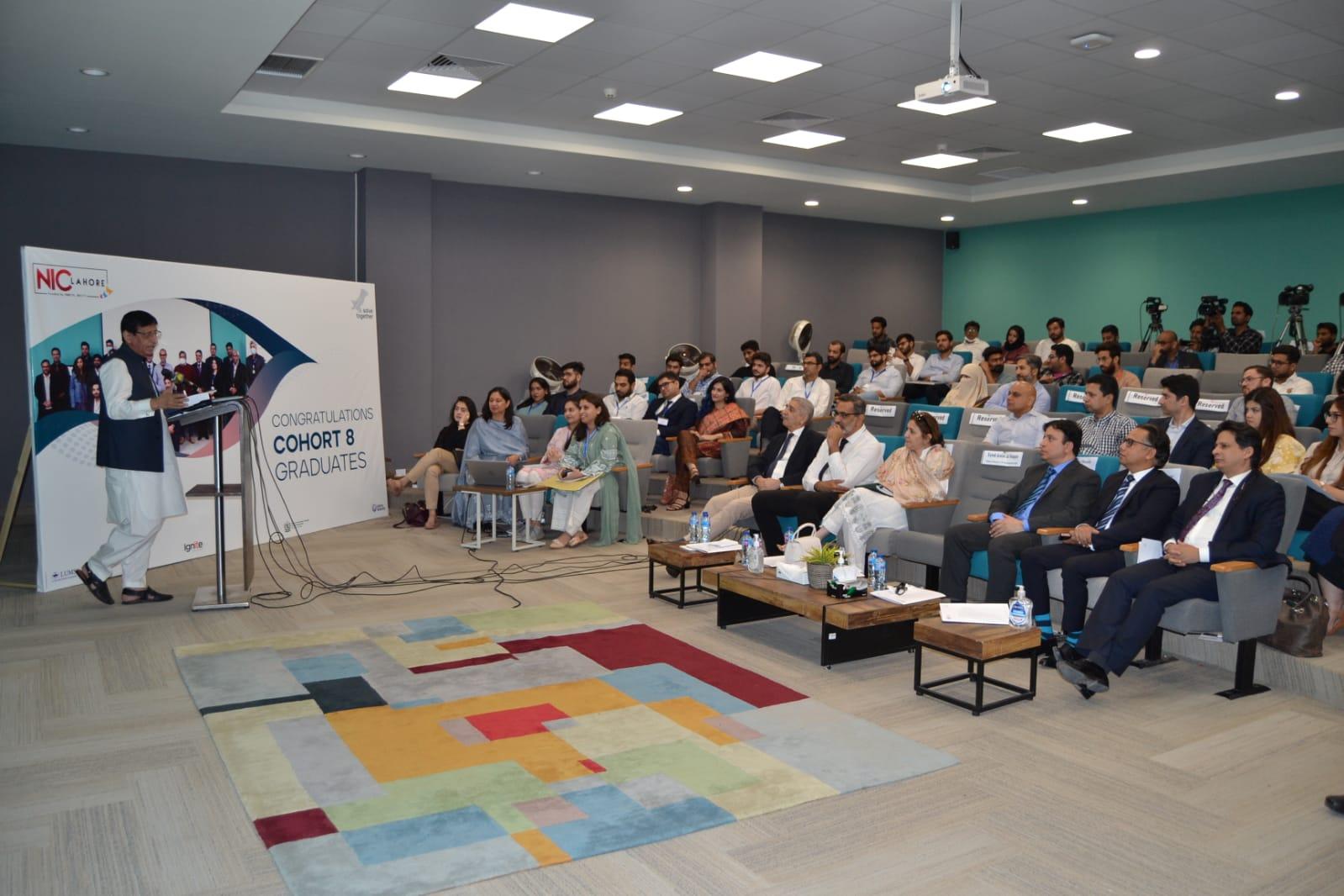 Federal IT & Telecom Minister gives cash awards to top startups of National Incubation Center at LUMS