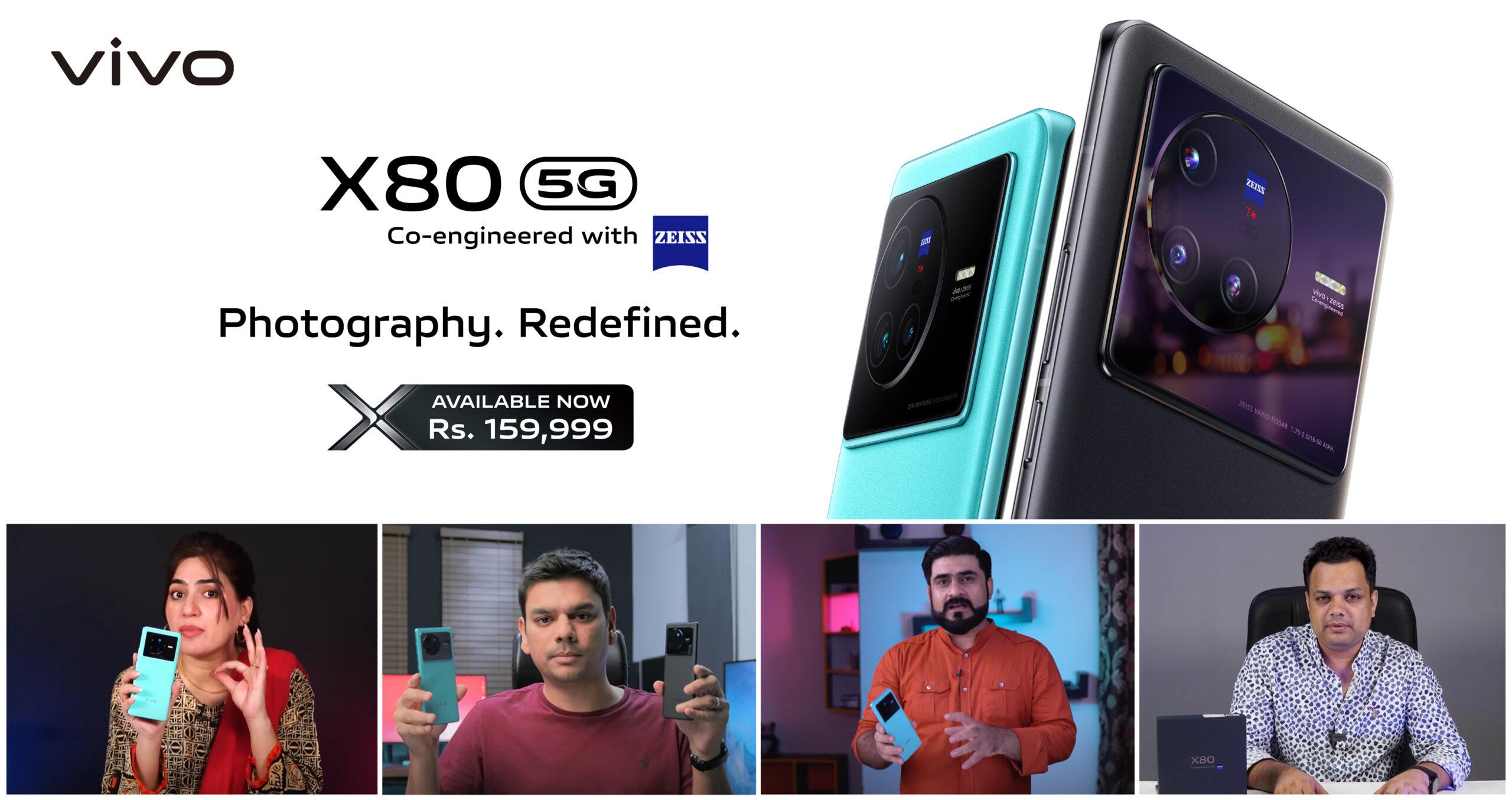 Latest vivo X80 Scores the Highest Marks by Pakistan’s Top Technology KOLs