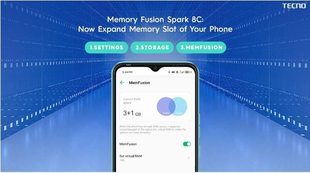 Memory Fusion Spark 8C: Now Easily Expand Memory Slot of Your Phone