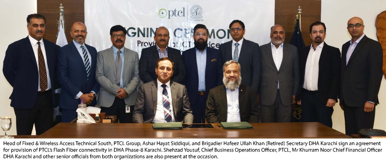 PTCL to provideICT services to DHA Phase-VIII Karachi