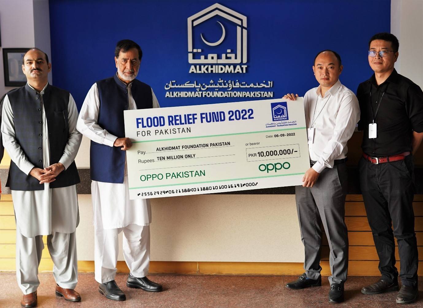 OPPO Extends its Supportto Establish Flood Relief Villages across Pakistan in Collaboration with Alkhidmat Foundation