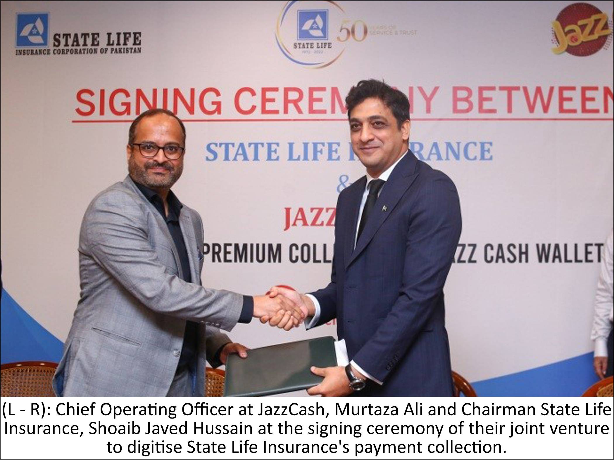 State Life Insurance partners with JazzCash to Digitize Payment Collection