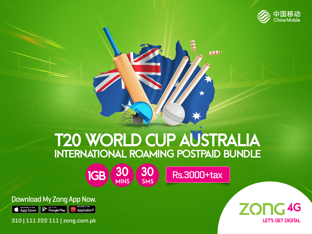 Celebrate the World Cup frenzy as Zong introduces an international roaming bundle for Australia