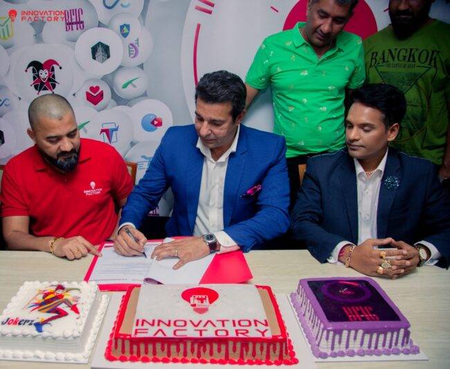 wasim-akram-appointed-as-the-brand-ambassador-of-innovation-factory