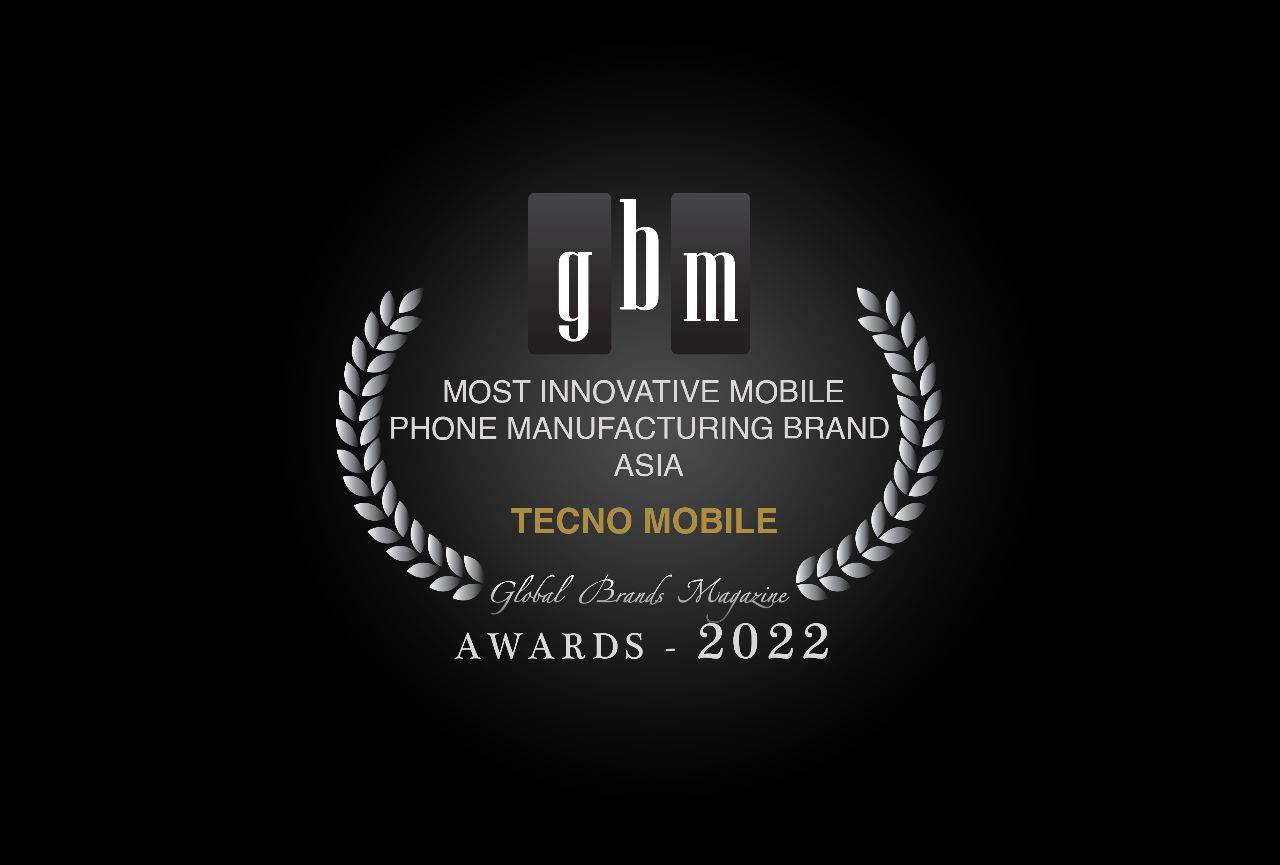 TECNO Mobile Won “Most Innovative Mobile Phone Manufacturing Brand, Asia” Awardat Global Brands Awards 2022