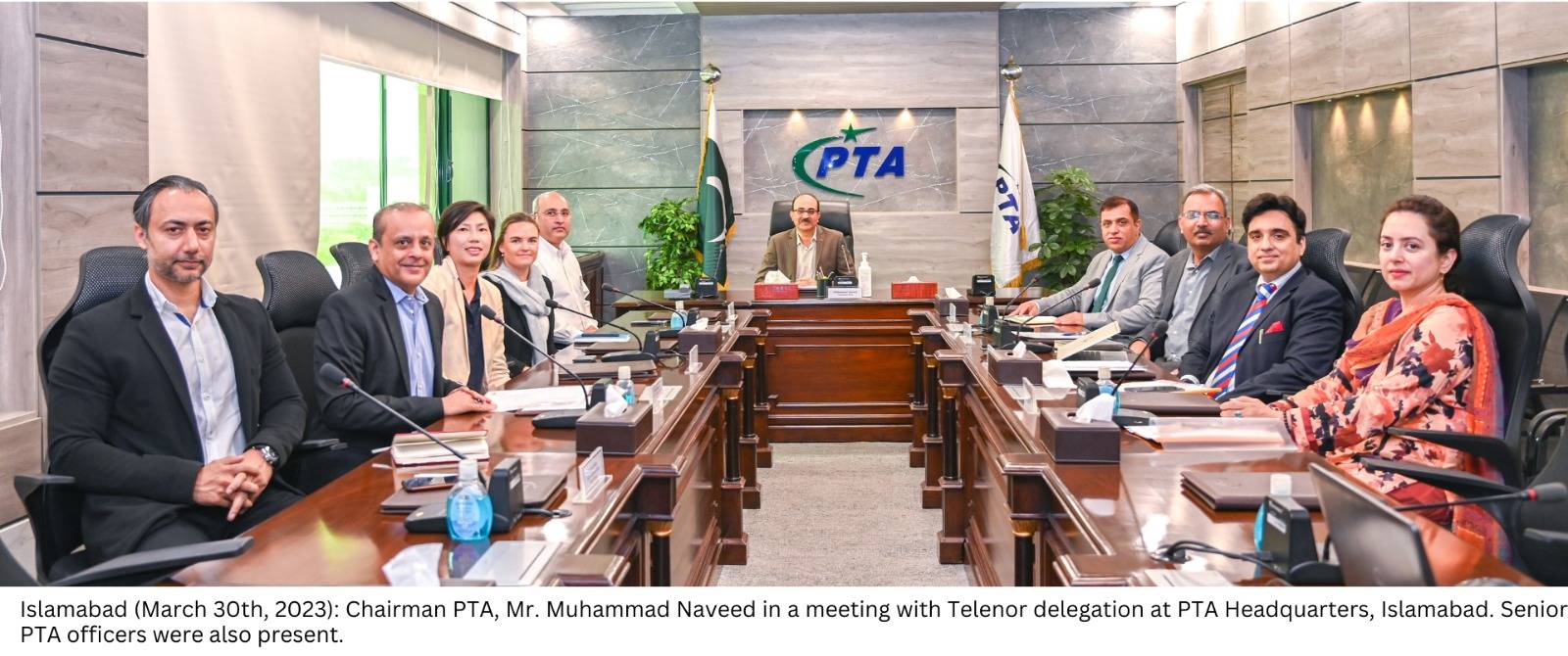 Telenor Delegation Visits PTA