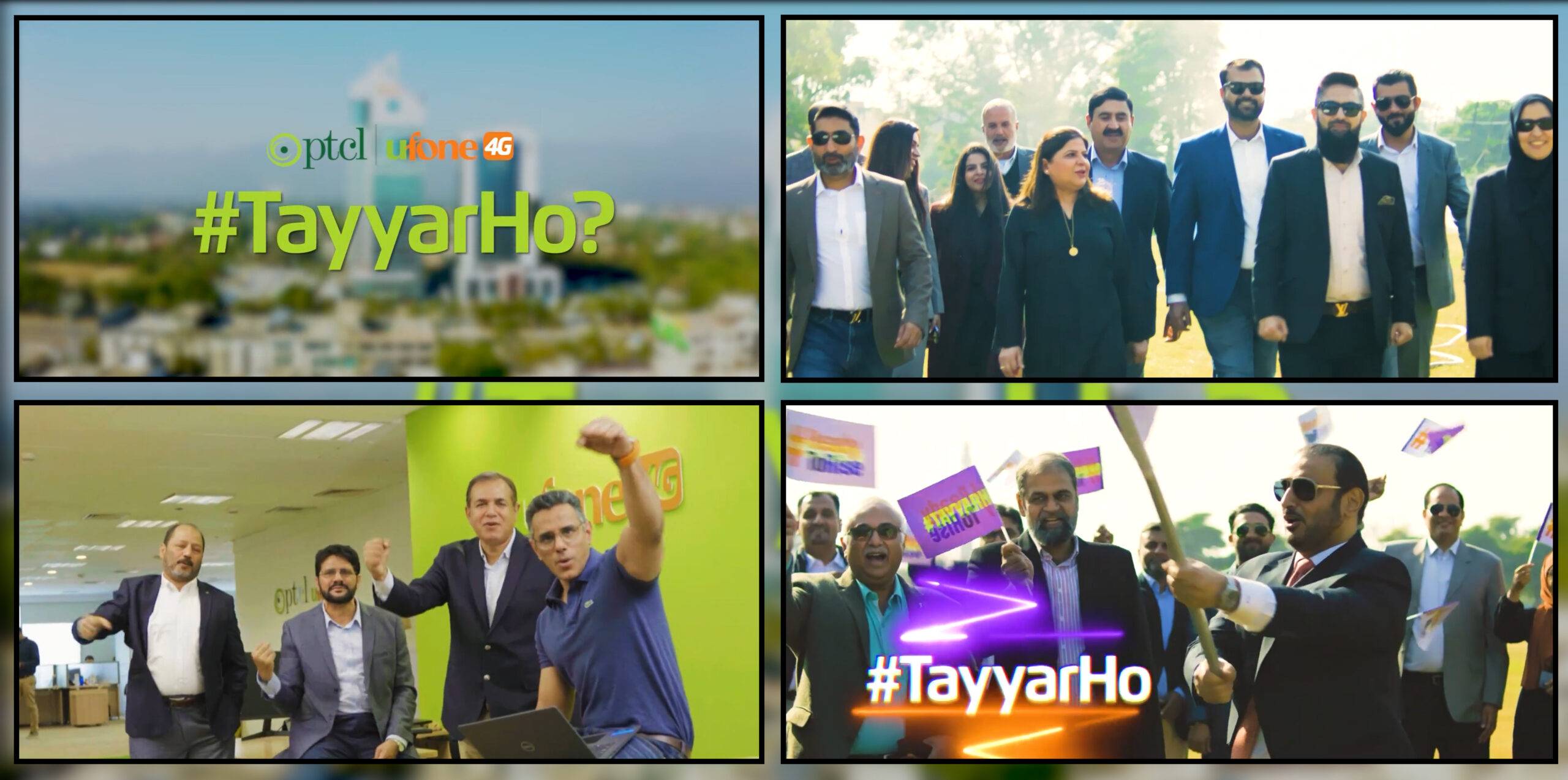 PTCL Group Celebrates the #TayyarHo Anthem!