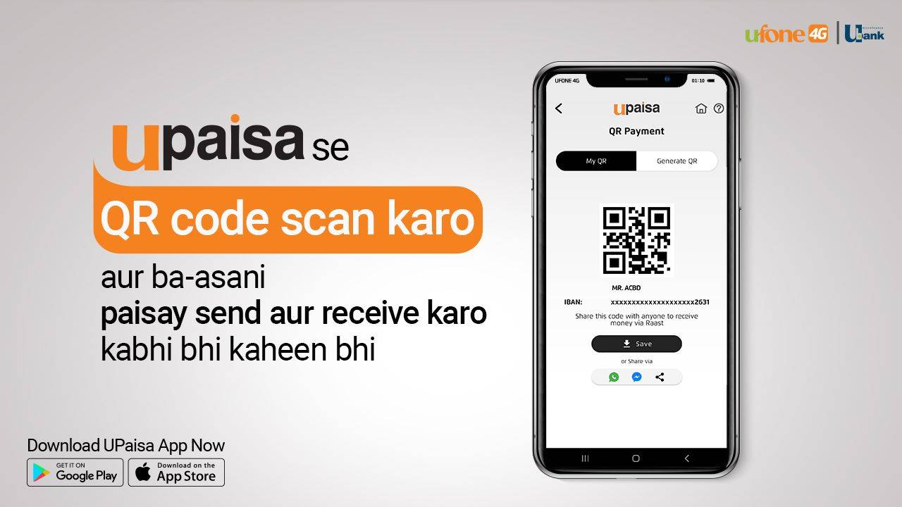 UPaisa has introduced a new Digital QR Code Scan feature to make transactions more accessible and convenient for its users.
