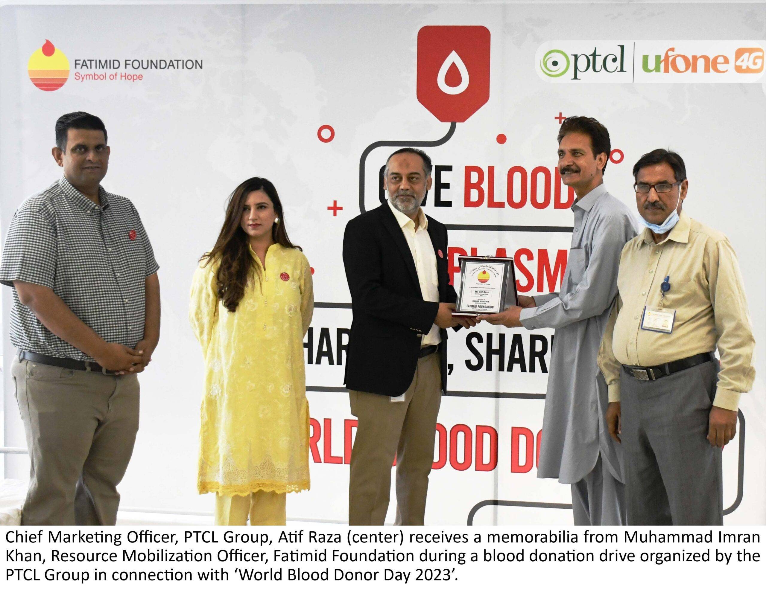 PTCL Group mobilizes blood donation drive to help give life another chance