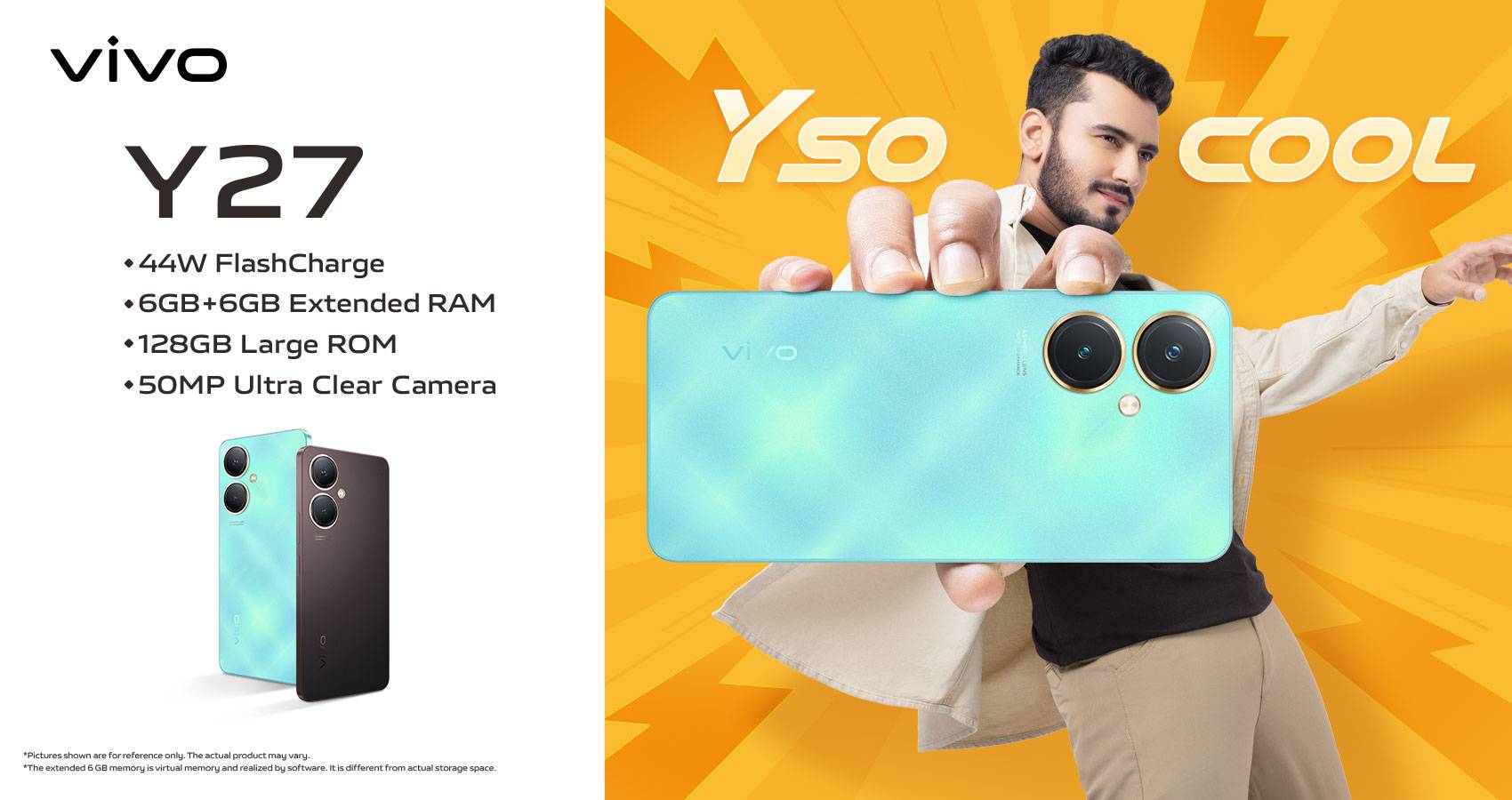 vivo Launched its Powerful Y27 Smartphone in Pakistan with 44W  FlashCharge Technology