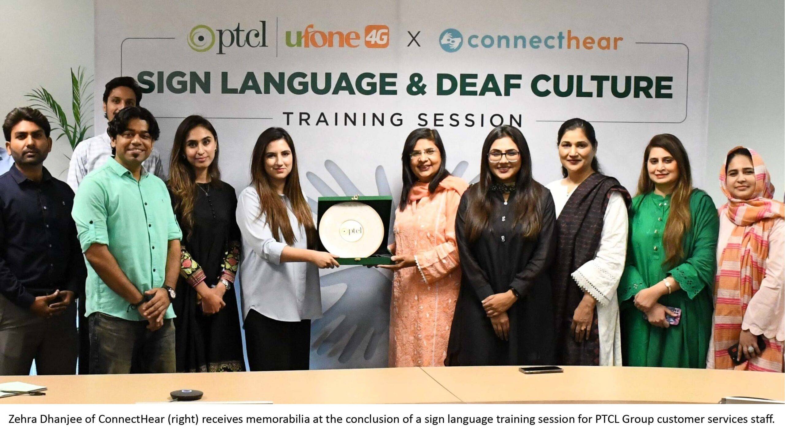 PTCL Group collaborates with Connect Hear to conduct sign language training