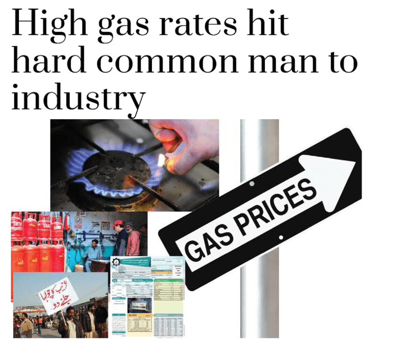 High gas rates hit hard common man to industry