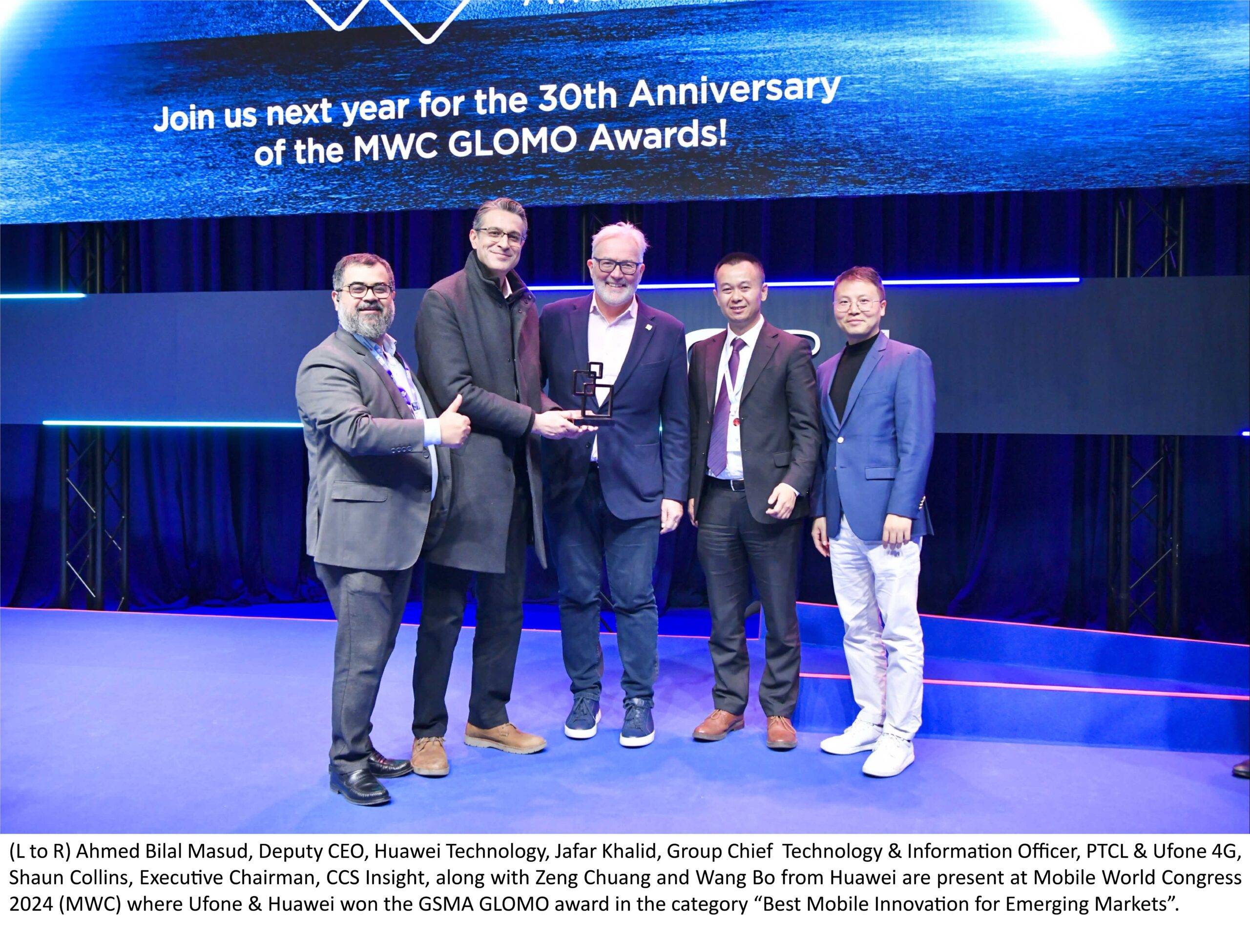 Huawei and Ufone 4G Secure Prestigious GSMA Global Mobile Award for Groundbreaking Microwave Network Innovation