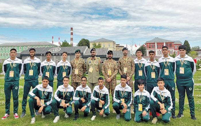 First time ever Pak Contingent Taking part in games in Russia under Intl Military Sports council