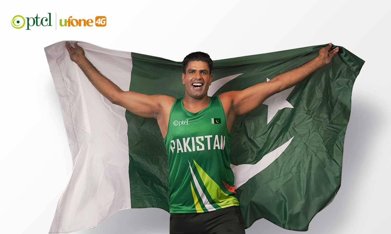 PTCL Group celebrates Javelin Star Arshad Nadeem as a national hero and youth inspiration