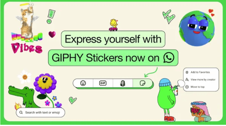 WhatsApp Unveils GIPHY Sticker Search for iOS