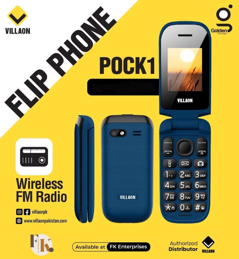 Villaon Launches New Flip Phone, Pock1, with Wireless FM Radio